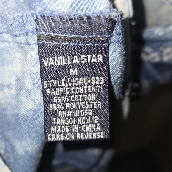 ###Vanilla Star  Button Down Shirt - Picture 4 of 5